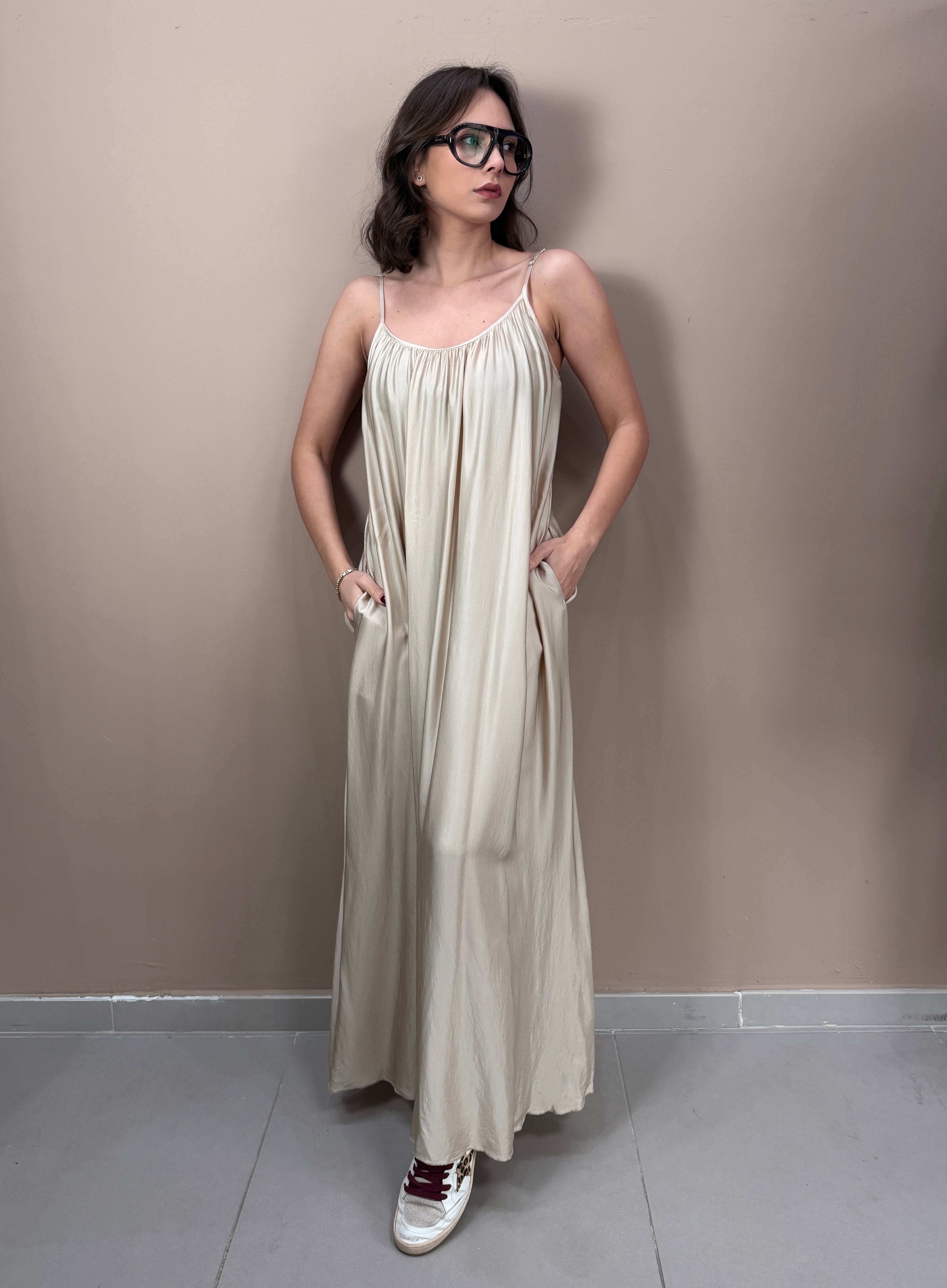 Abito Maxi | Satin