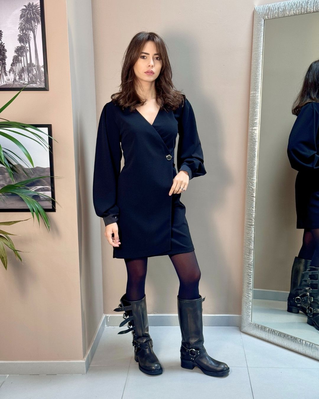 Mini Dress| Manica sbuffo