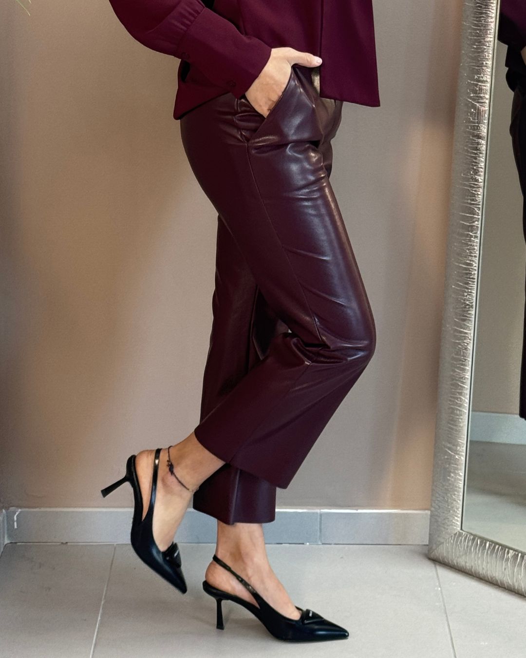 Pantalone Simil pelle