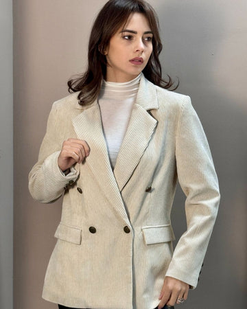 Blazer Velvet Cream