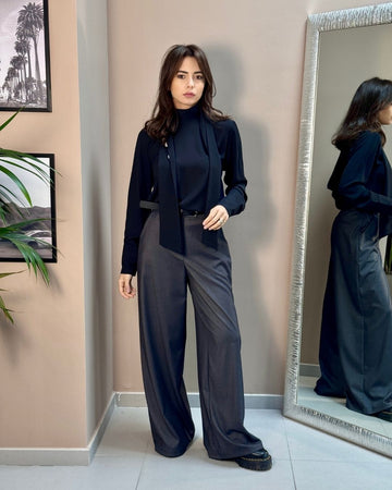 Pantalone Palazzo| Antracite