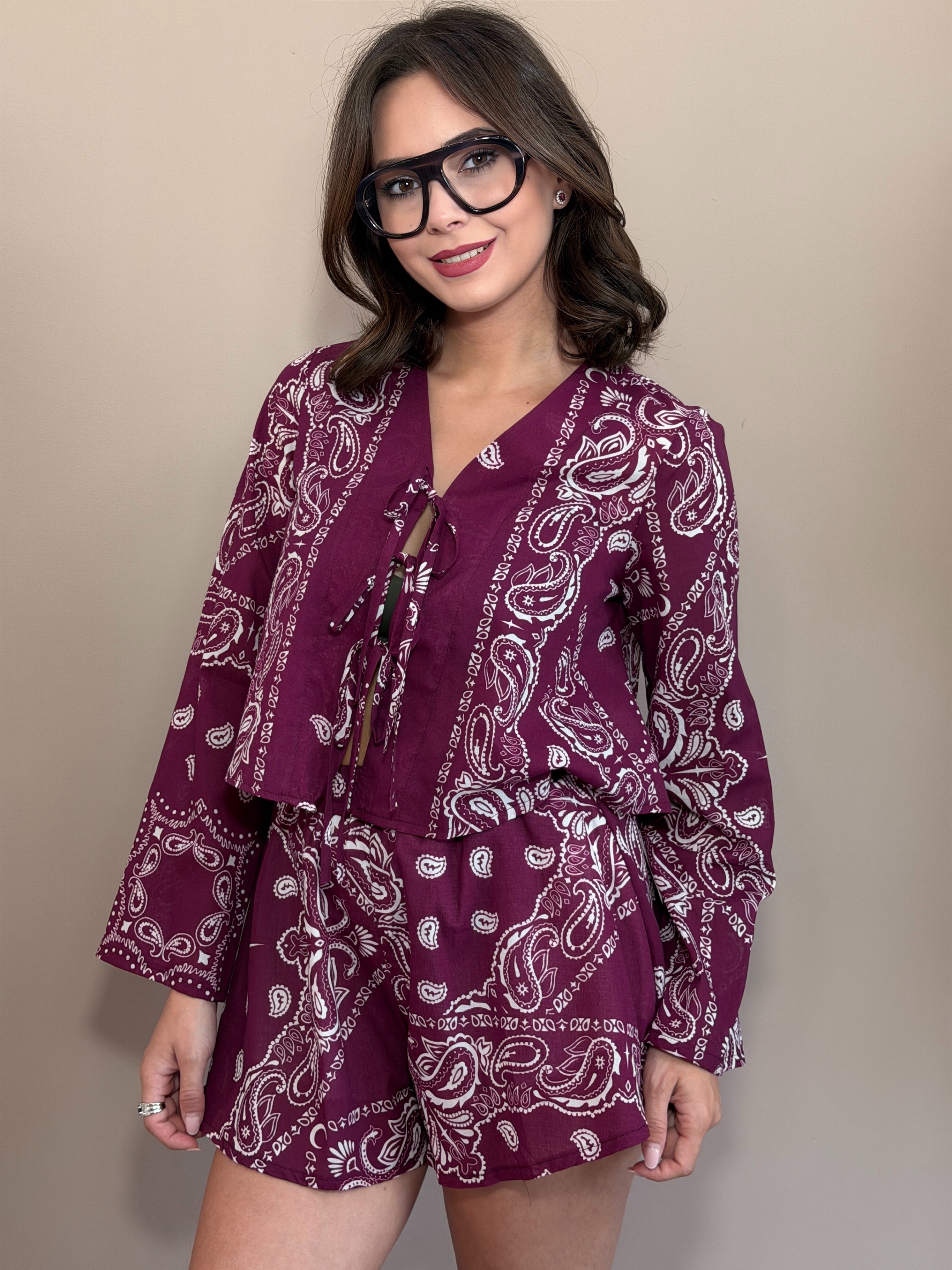 Blusa Paisley