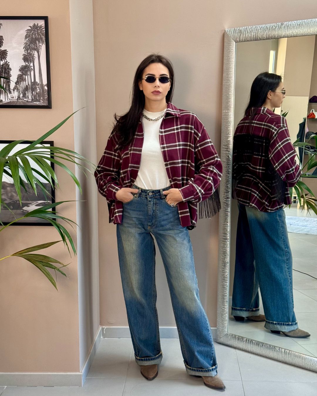 Camicia Check| Frange