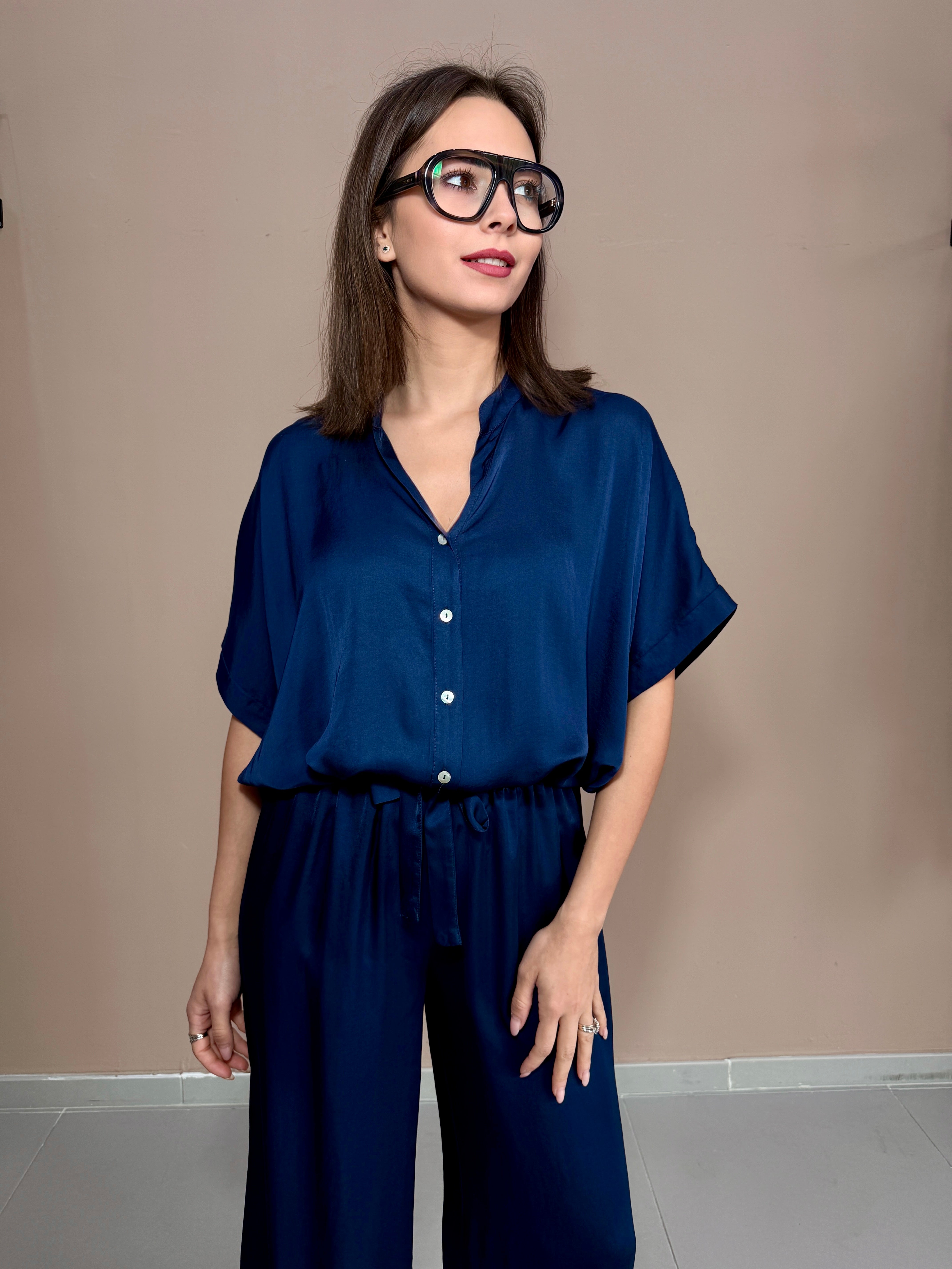 Blusa Satin| Botton