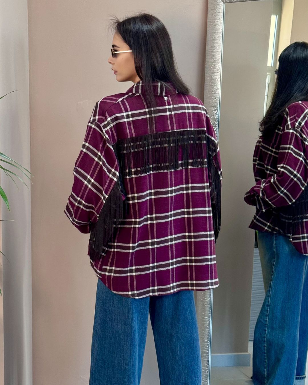 Camicia Check| Frange