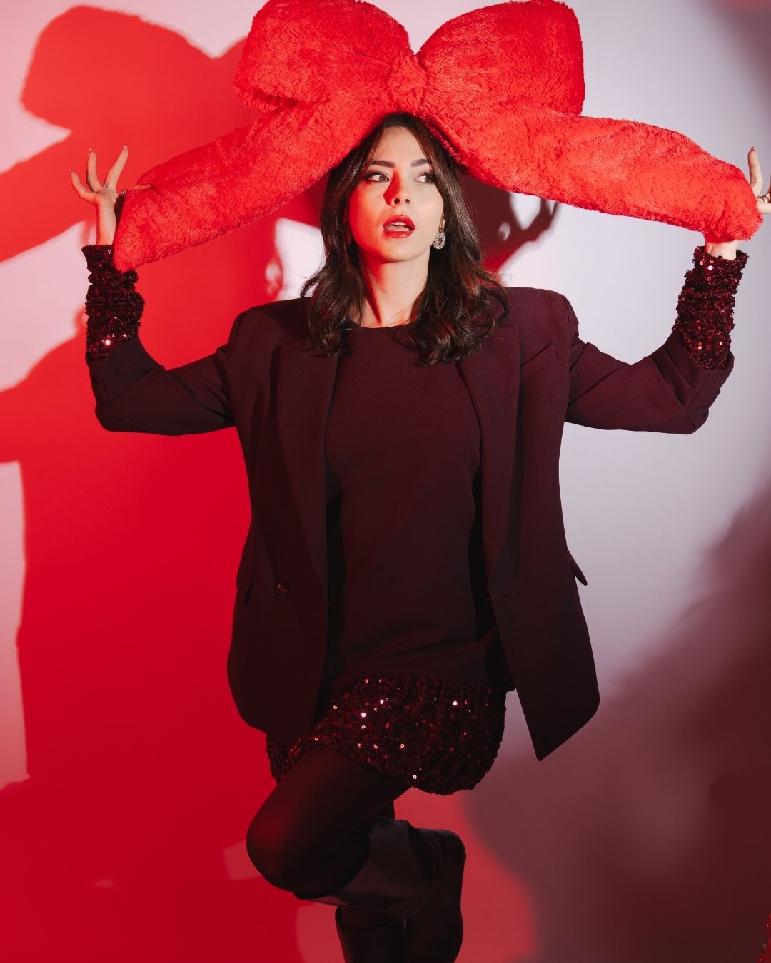 Mini dress| Burgundy