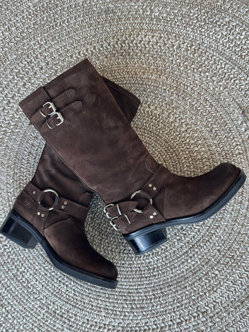 Biker Boots| Suede