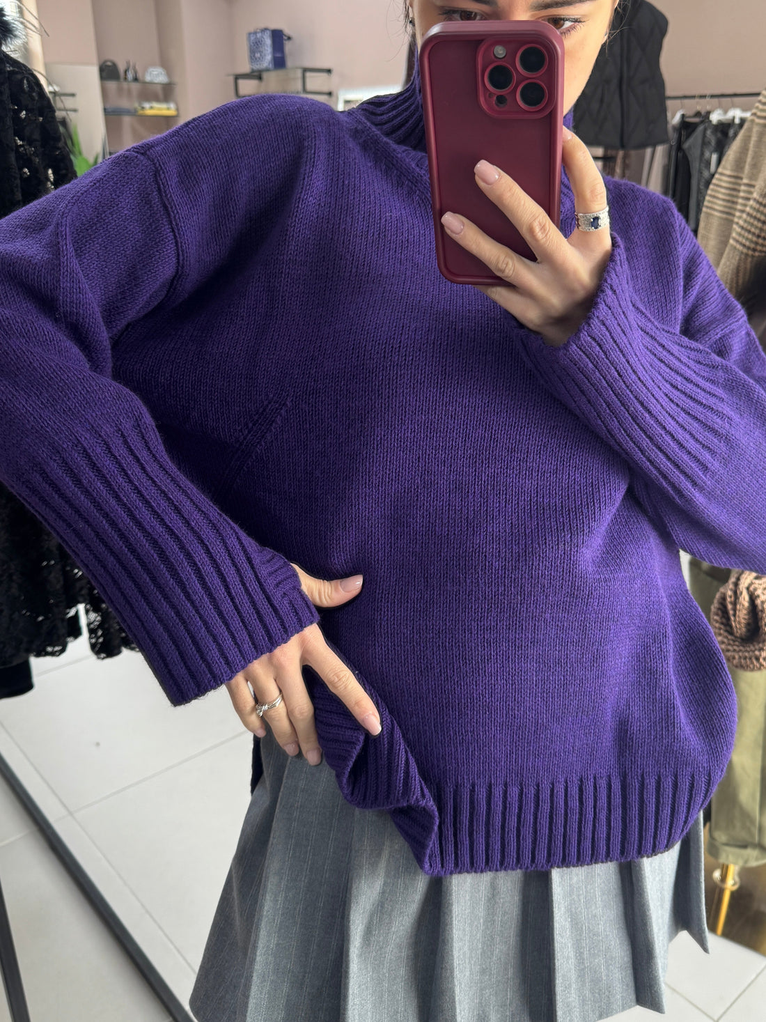 Maglione Viola
