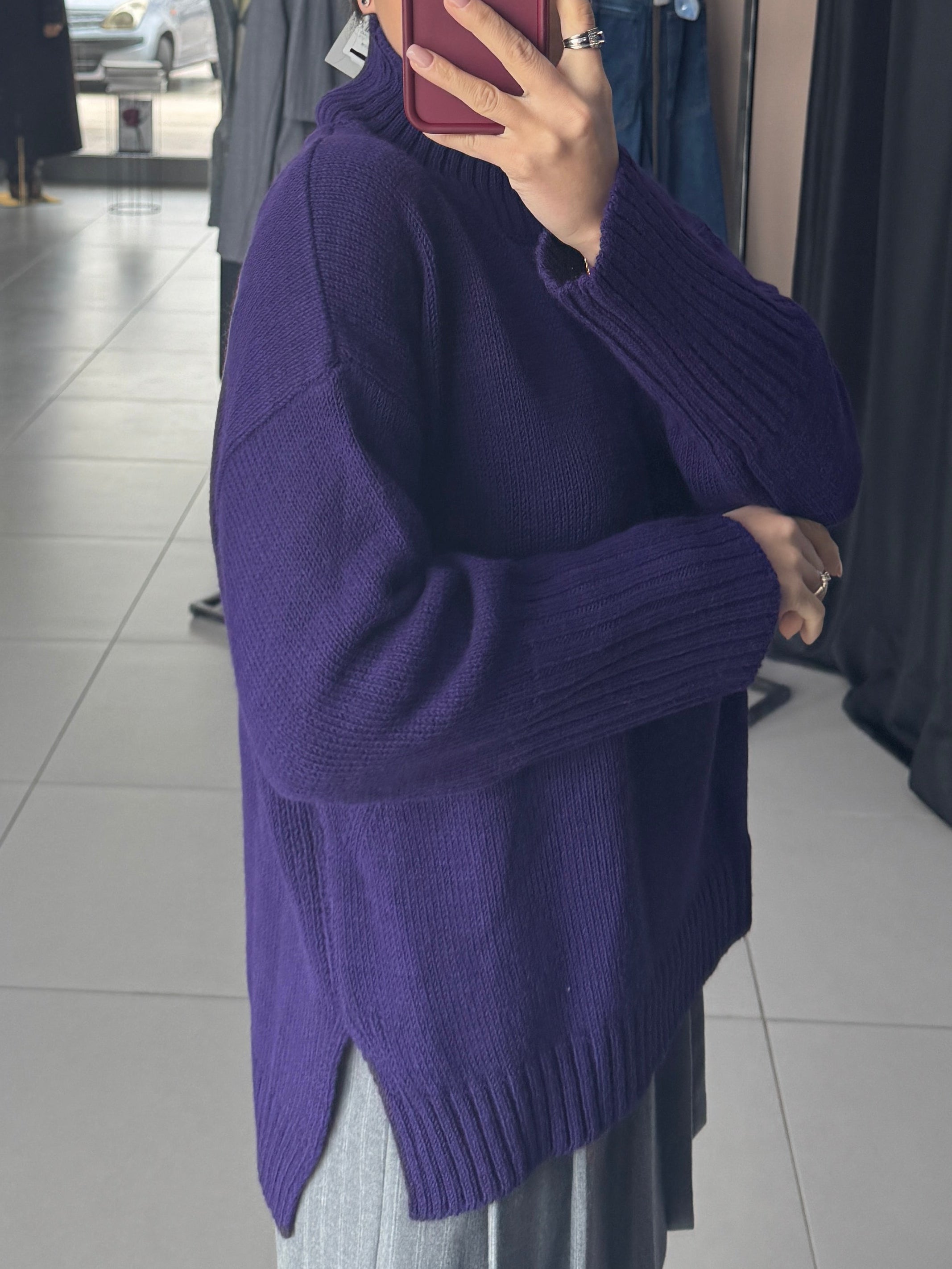 Maglione Viola