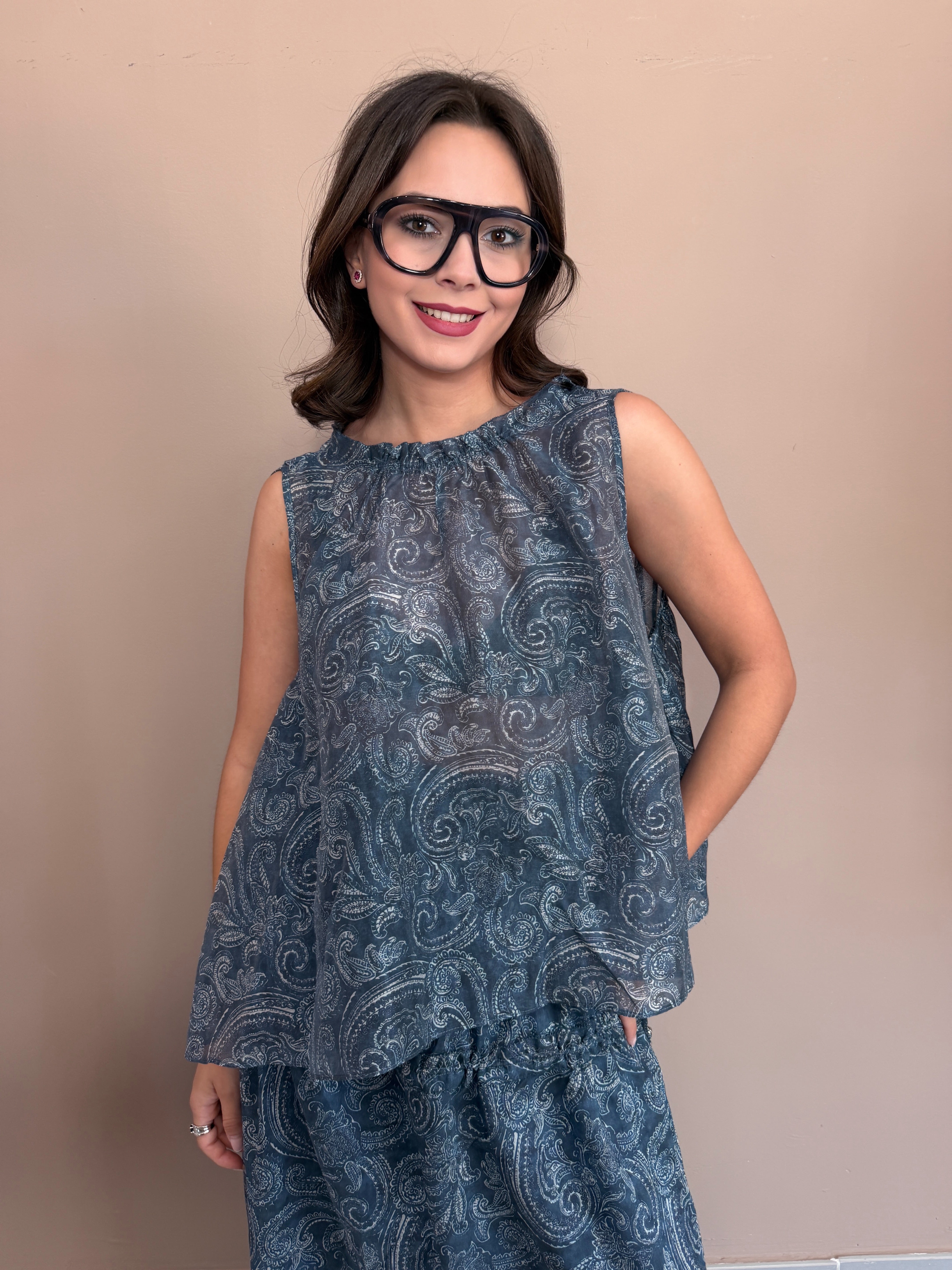 Blusa Paisley
