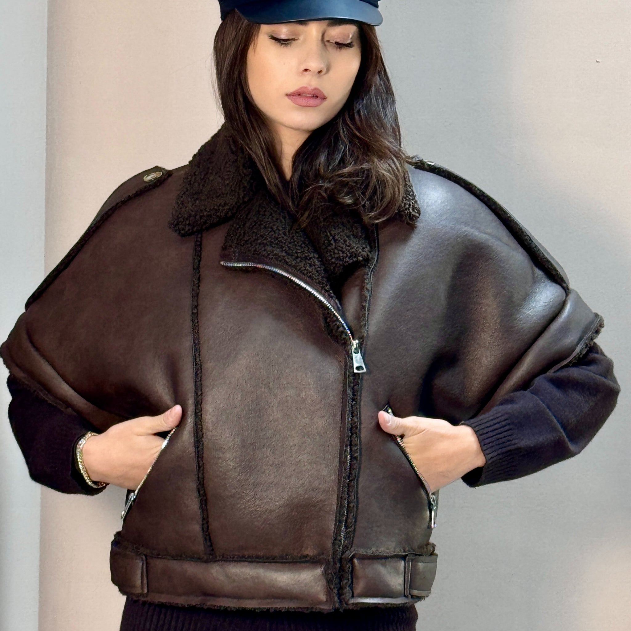 Gilet Brown | Montone