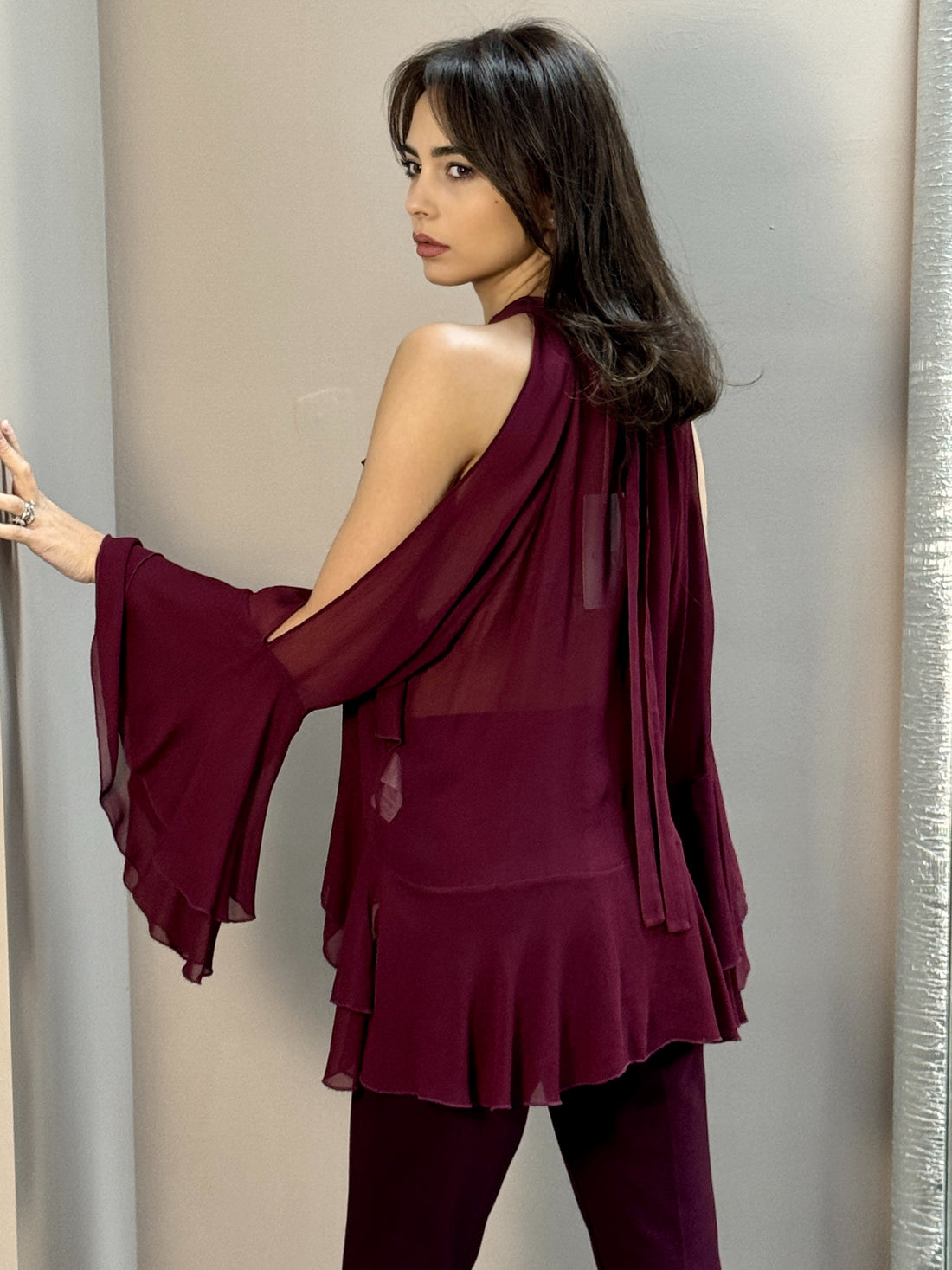 Blusa Chiffon | Rouches