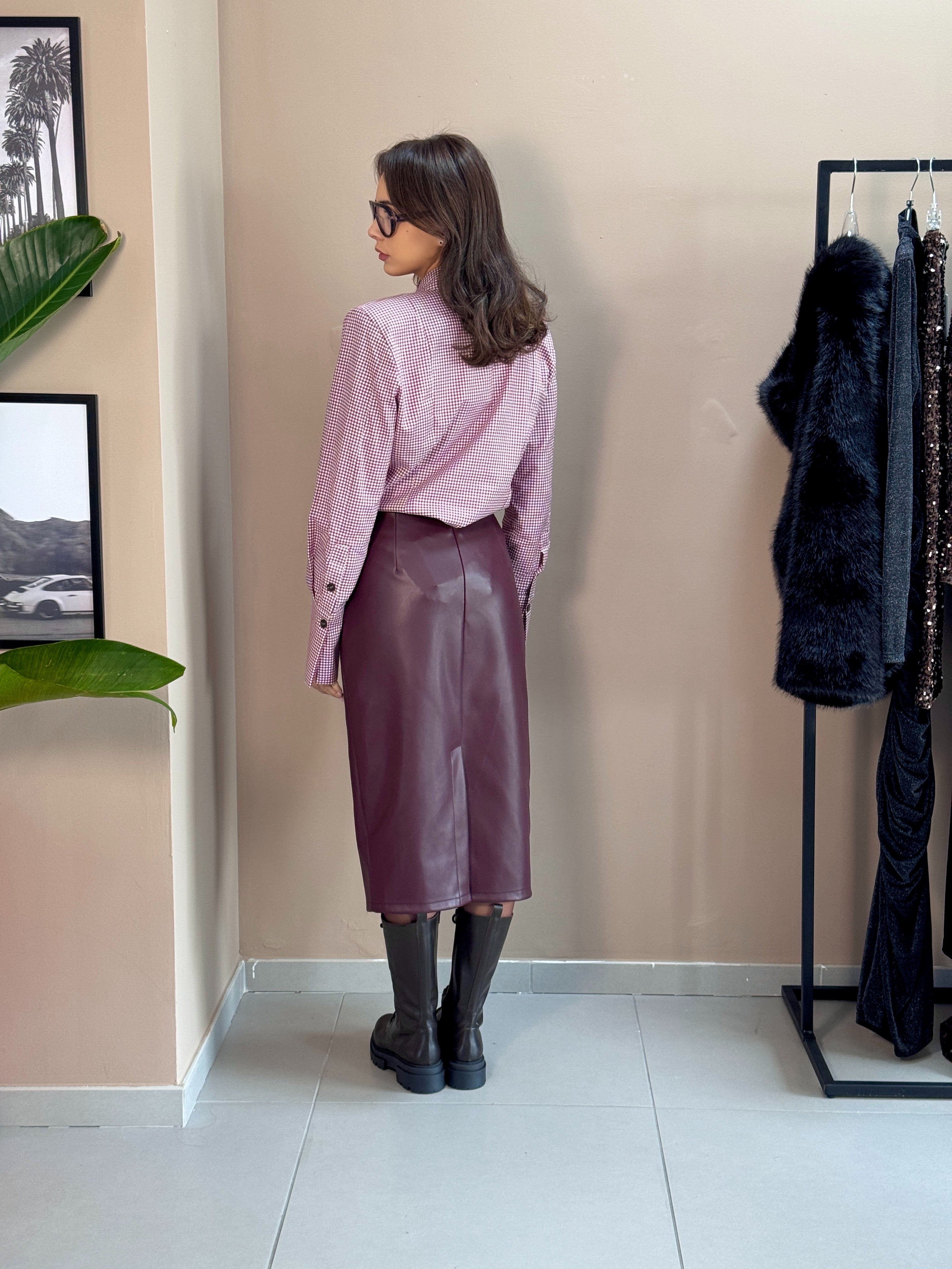 Longuette Ecopelle| Vino